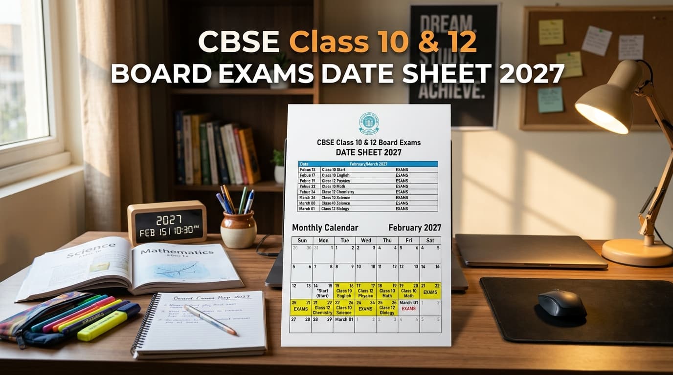 CBSE Class 10 12 Date Sheet 2027