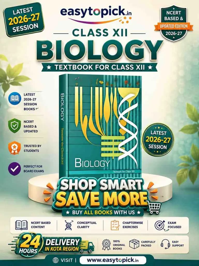 Original NCERT Biology Textbook for Class 12 | English Medium | Latest 2026–27 Edition