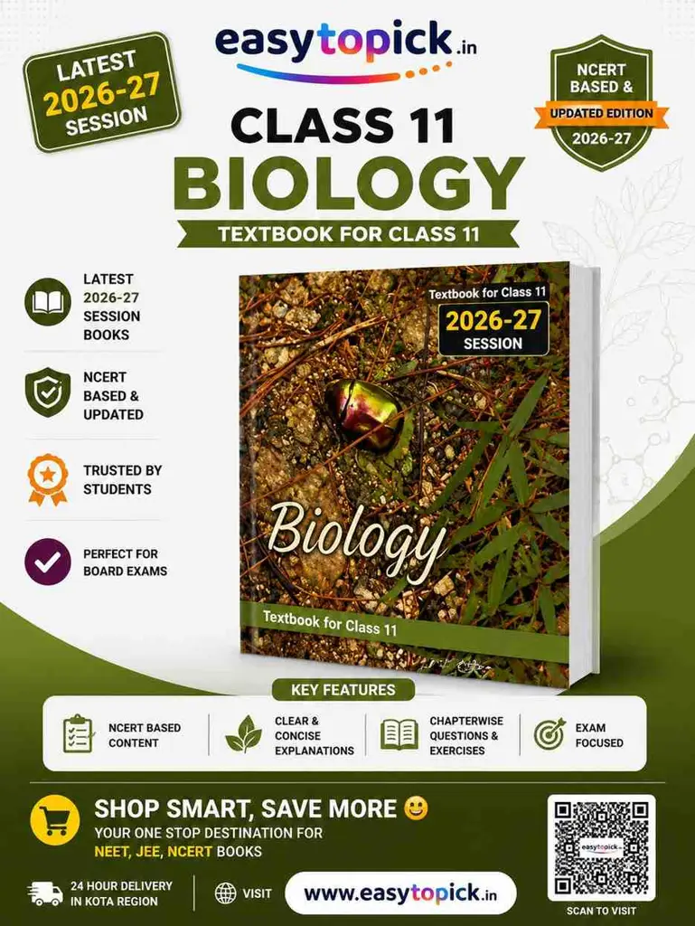 Original NCERT Biology Textbook for Class 11 | Latest 2026–27 Edition | English Medium