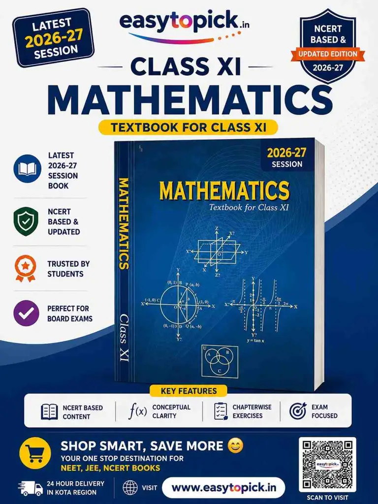 Original NCERT Mathematics Textbook for Class 11 | English Medium | Latest 2026–27 Edition