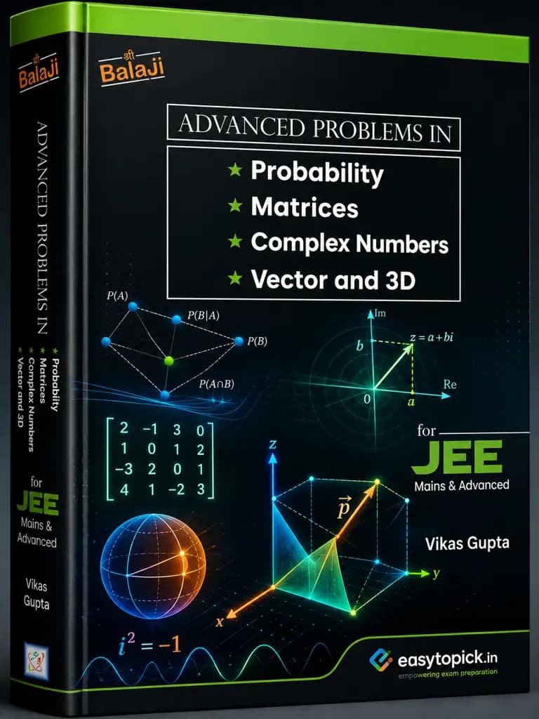Balaji - Advanced Problems in  (PMCV)  Probability, Matrices, Complex numbers, Vector and 3D