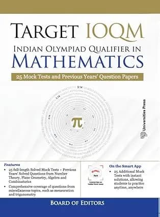 Target IOQM: Indian Olympiad Qualifier in Mathematics – 25 Mock Tests and Previous Years' Question Papers